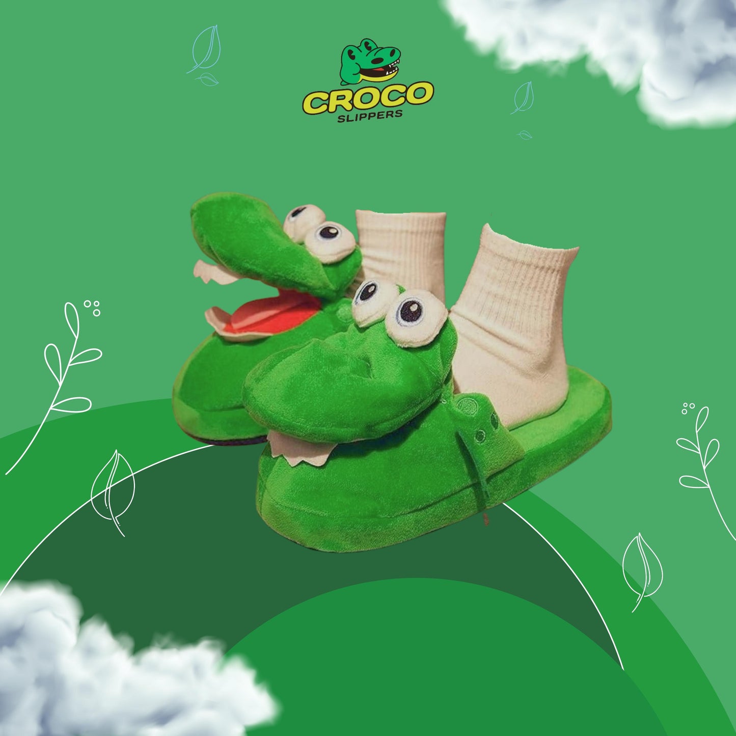 Crocodile Open Mouth Slipper